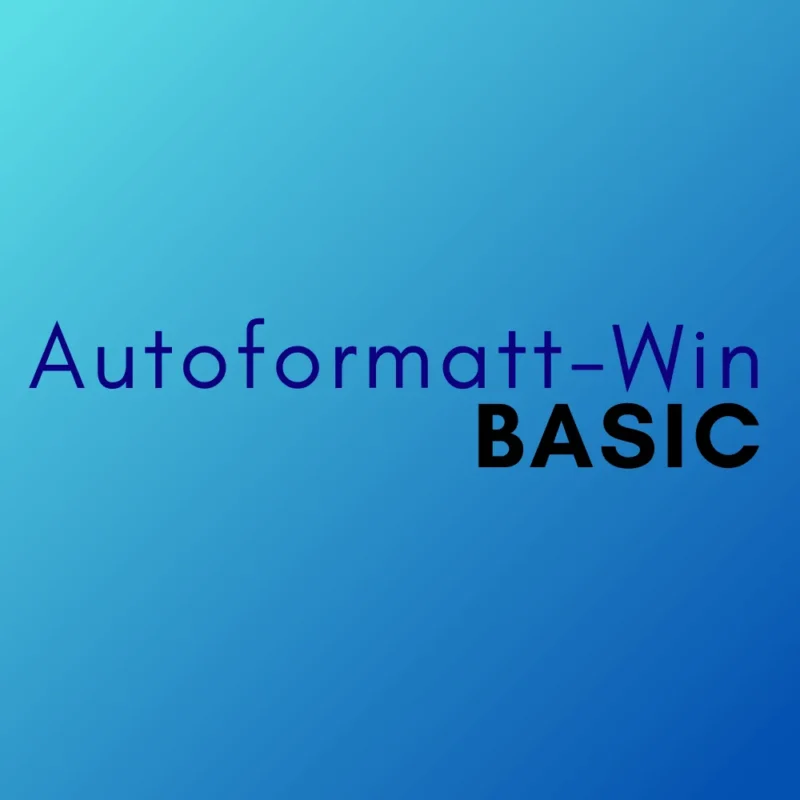 Autoformatt-Win Basic